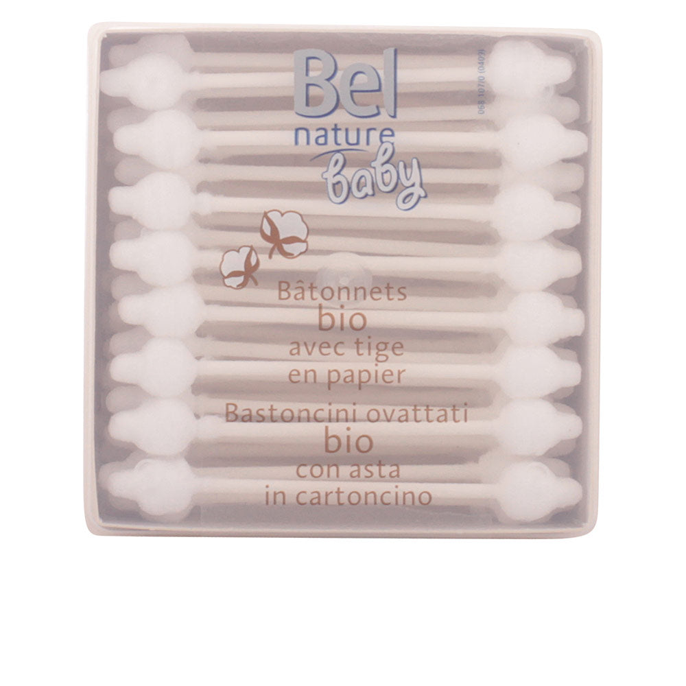 Bel Nature Ecocert Bastoncillos Seguridad Algodón 100% 60 Pz - Salevare.com