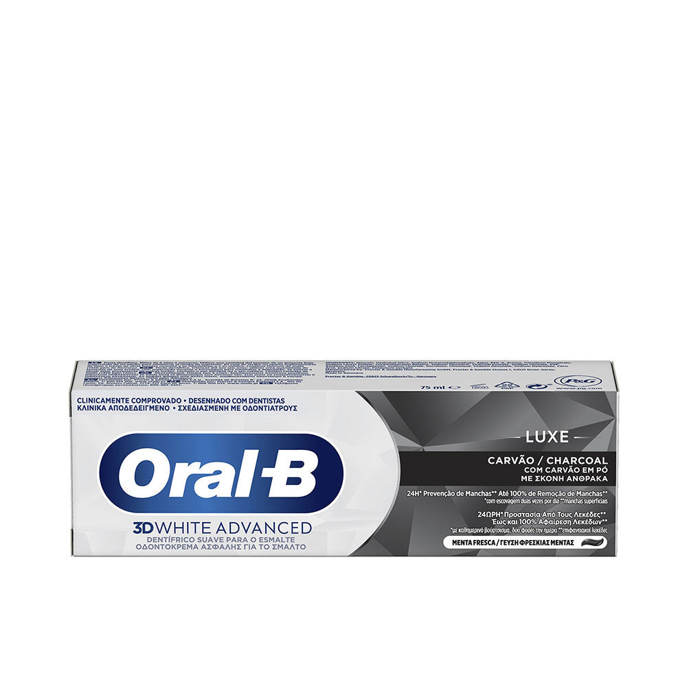 Oral-B 3D White Luxe Charcoal Toothpaste 75 Ml - Salevare.com