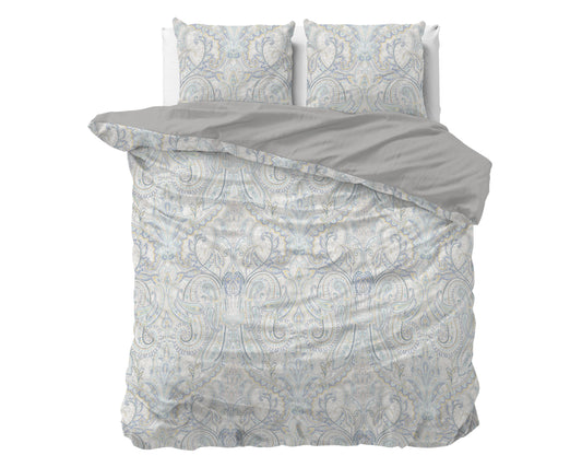 Duvet Cover Set Cherine Gray 240 x 200/220