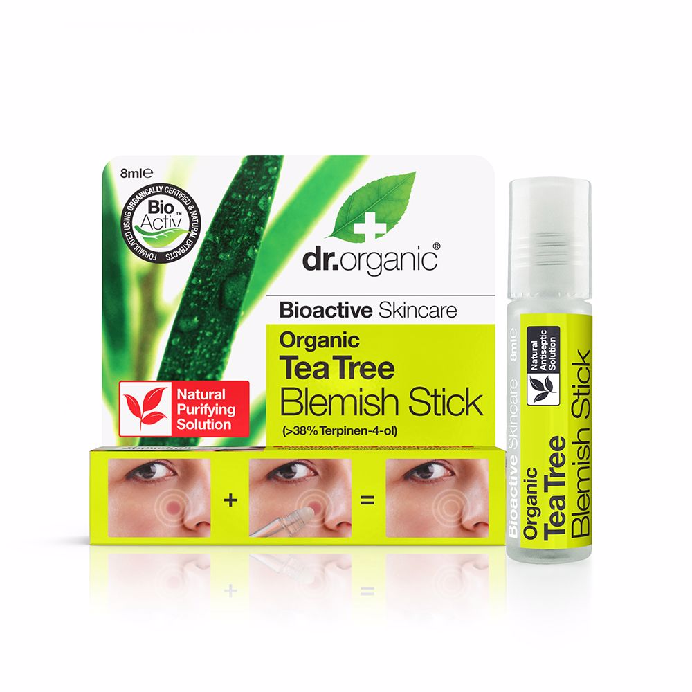 Dr. Organic Bioactive Organic Tea Tree Stick Para Acné 8 Ml - Salevare.com