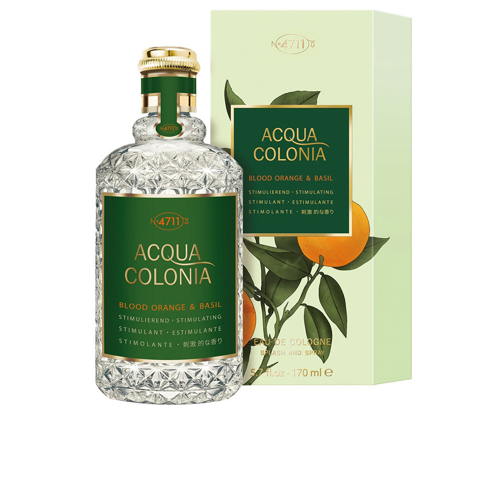 4711 Acqua Colonia Blood Orange & Basil Eau De Cologne Splash & Spray 170 Ml - Salevare.com
