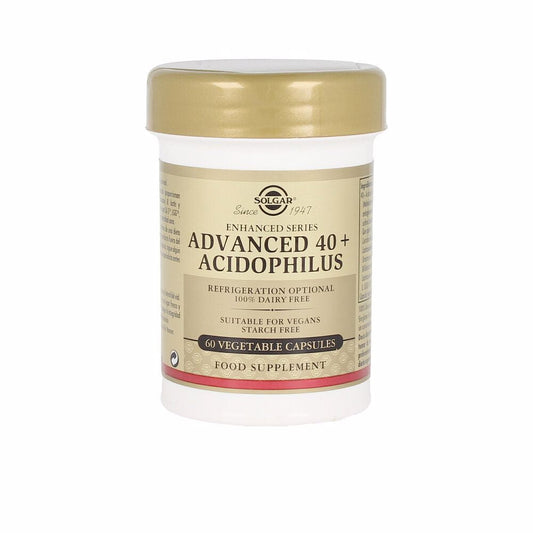 Solgar 40 Plus Acidophilus Avanzado Cápsulas Vegetales 60 U - Salevare.com