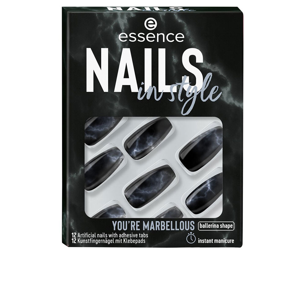 Essence Nails In Style Artificial Nails #17-You'Re Marbellous 12 U - Salevare.com
