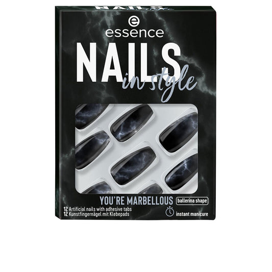 Essence Nails In Style Artificial Nails #17-You'Re Marbellous 12 U - Salevare.com