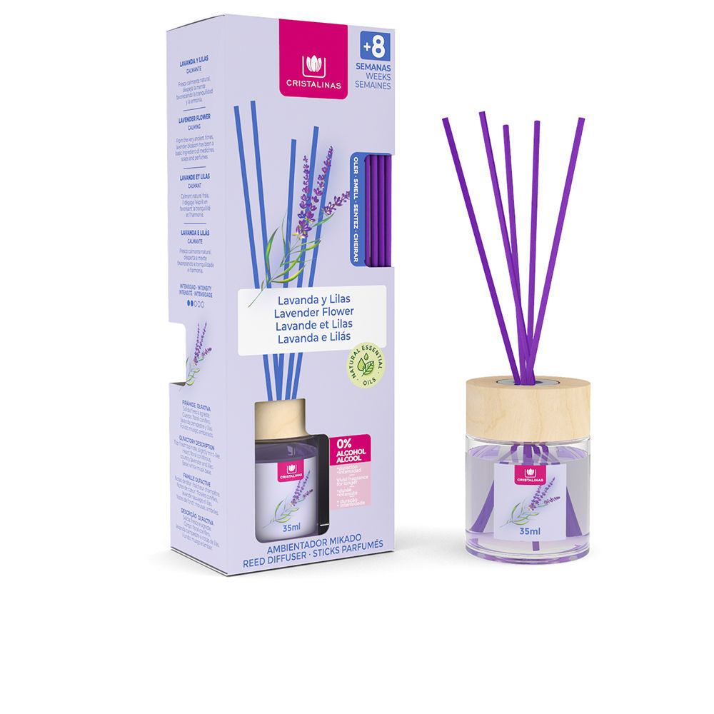 Cristalinas Mikado Air Freshener 0% #Lavender 35 Ml - Salevare.com