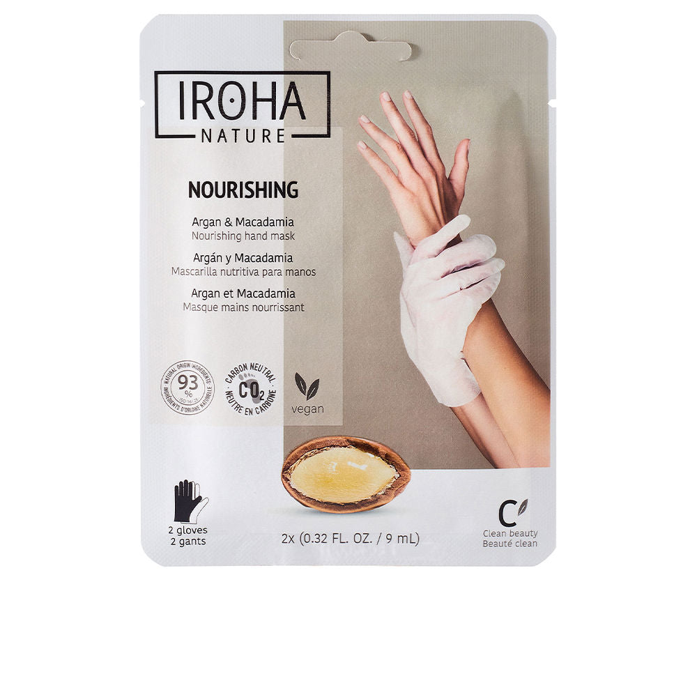 Iroha Argan & Macadamia Nourishing Hand Mask 1 U - Salevare.com