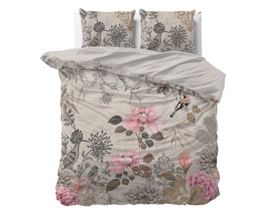 Duvet Cover Set Forest Flowers Créme 240 x 200/220