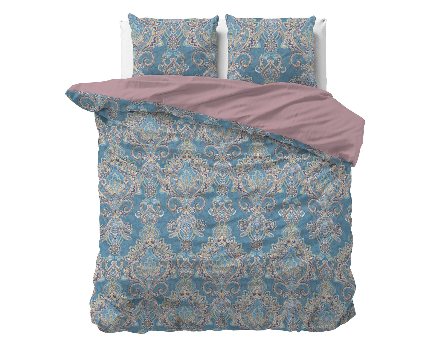 Duvet Cover Set Giselle Blue 200 x 200/220