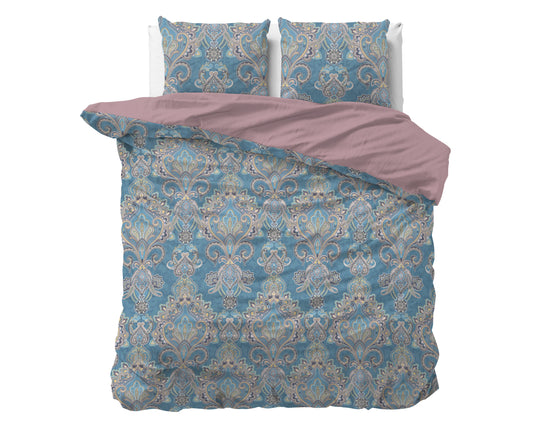 Duvet Cover Set Giselle Blue 200 x 200/220