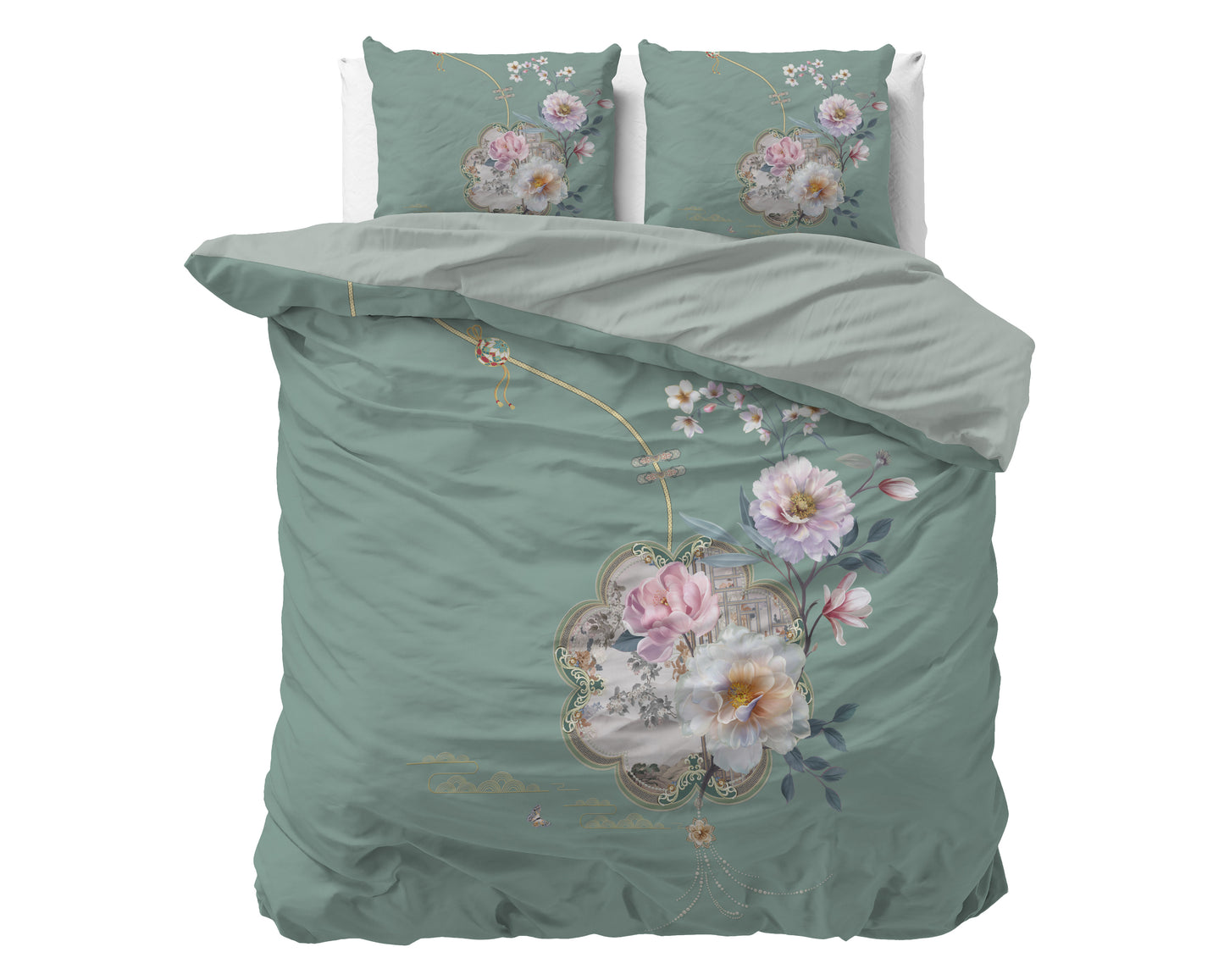 Duvet Cover Set Lyra Green 240 x 200/220