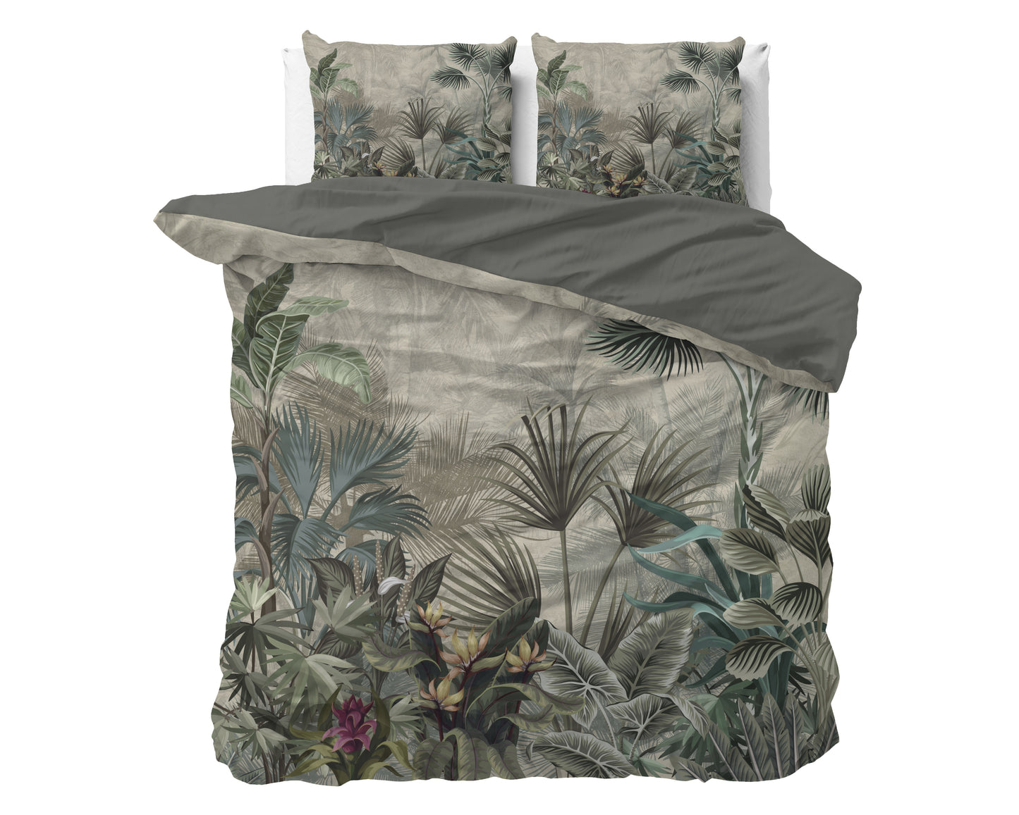 Duvet Cover Set Macy Green 200 x 200/220