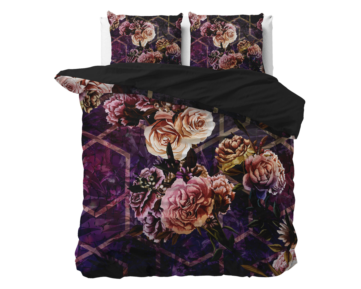 Duvet Cover Set Marise Purple 240 x 200/220