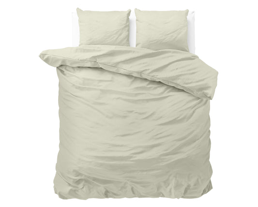 Duvet Cover Set Satin Point Creme 240 x 220